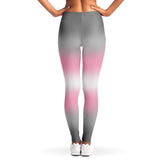 Demigirl Pride Ombre Leggings Leggings - AOP PRIDE MODE